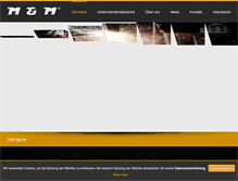 Tablet Screenshot of m-m-germany.de